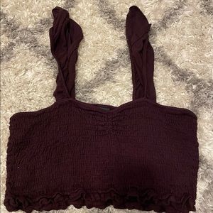 Wild Fable Maroon Crop Top